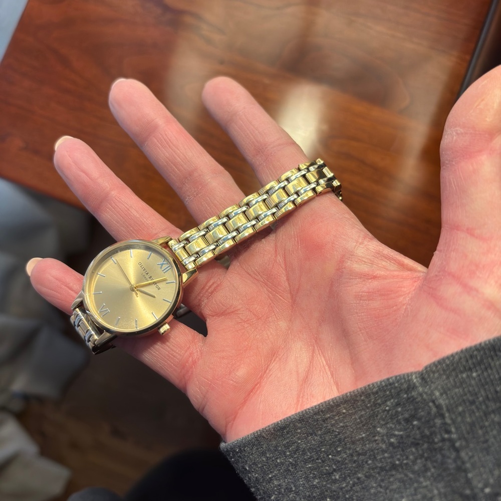 Gold and Silver Olivia Burton Watch